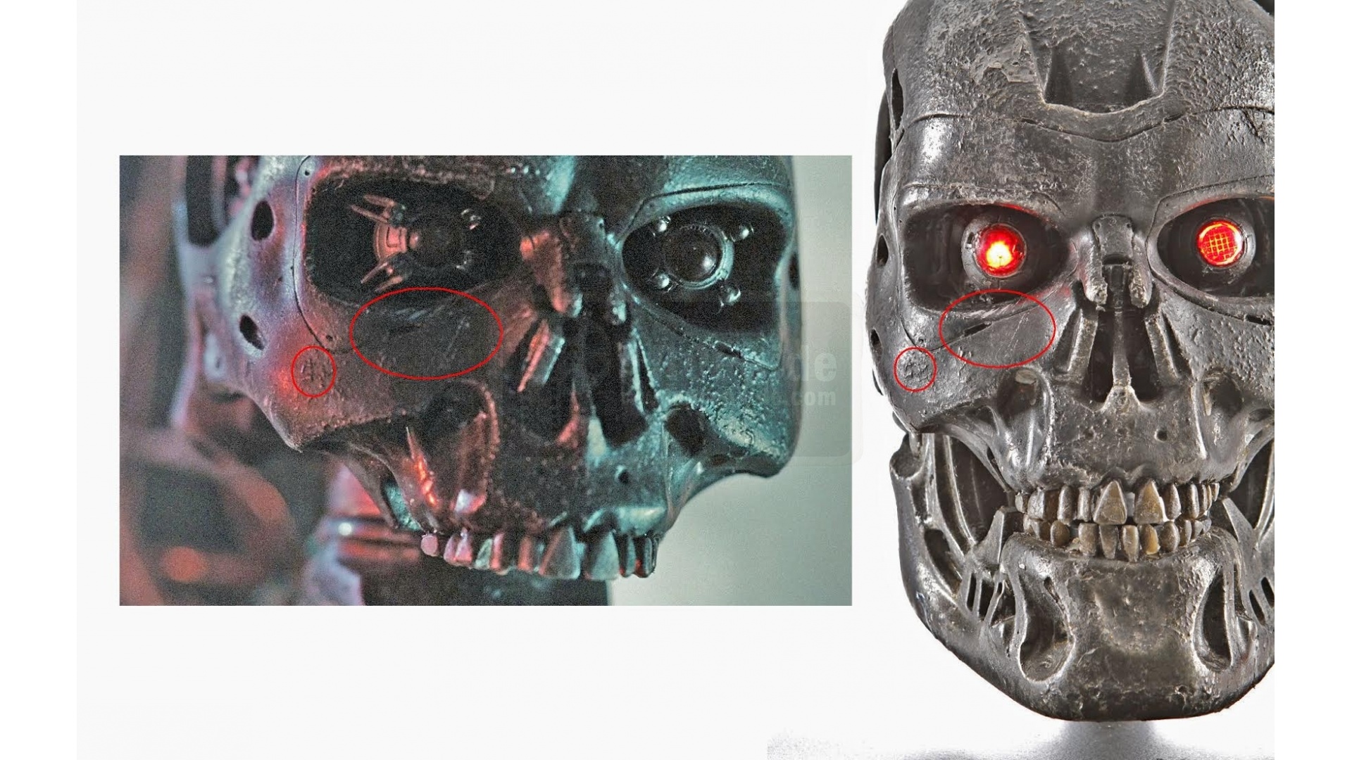 Hero T 700 Endoskull Head Prop W Light Up Eyes Terminator Salvation At Propside Com